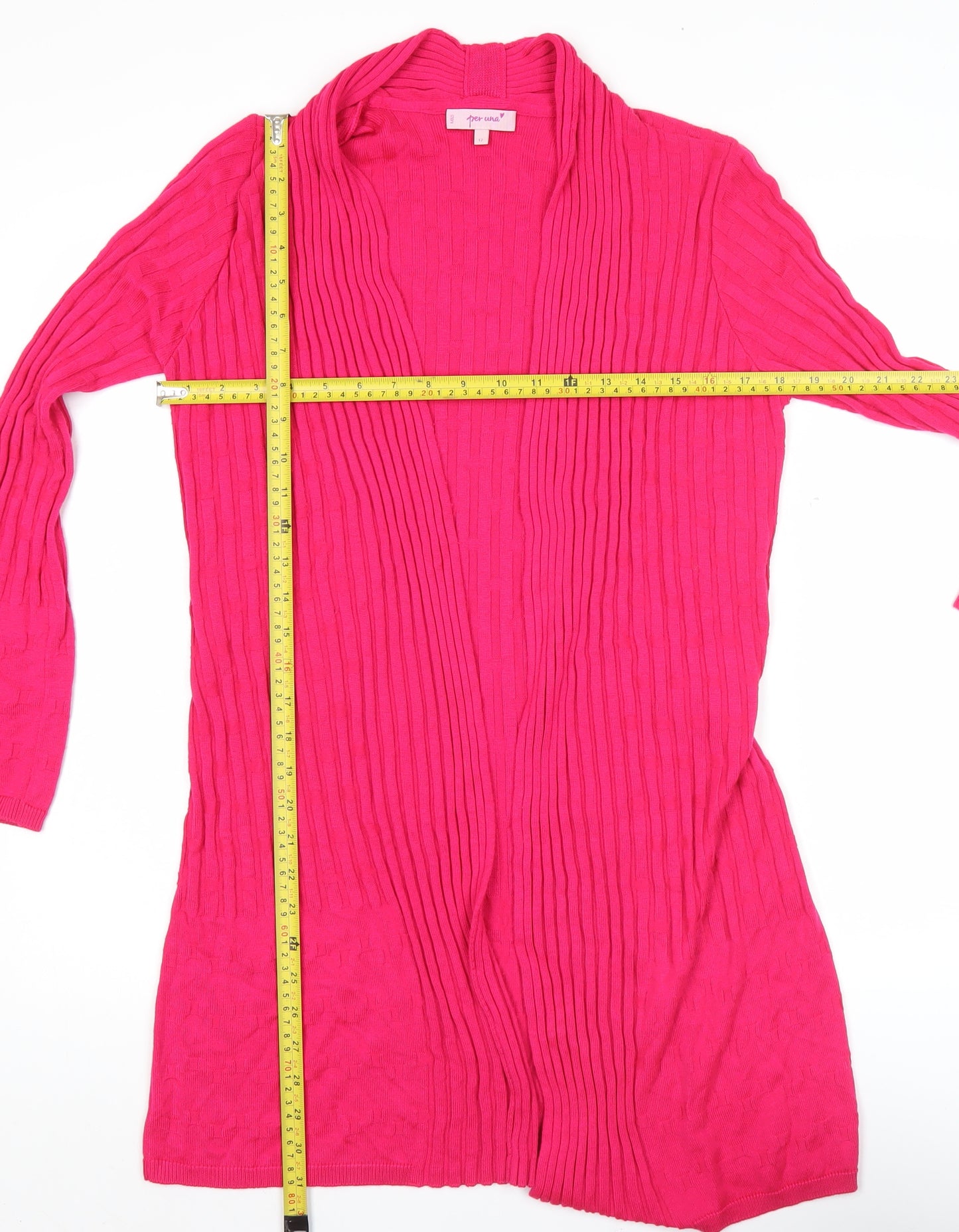 Marks and Spencer Women’s Pink Cardigan Size 12 Acrylic Viscose
