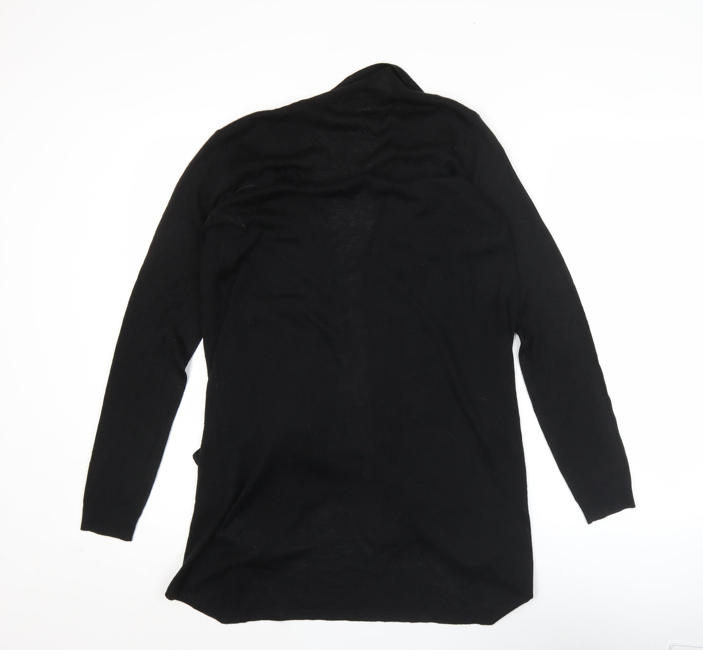 Warehouse Women’s Black Long Sleeve Open Front Cardigan Size S