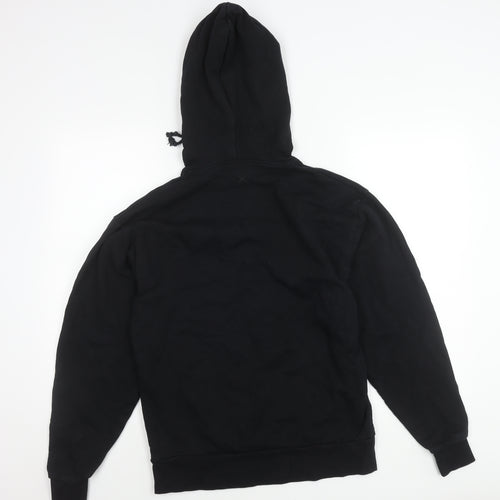 Collusion Men’s Black Pullover Hoodie Size S Cotton Long Sleeve