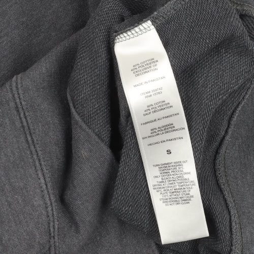 Champion Men’s Grey Pullover Hoodie Small Regular Fit Logo Sportswear