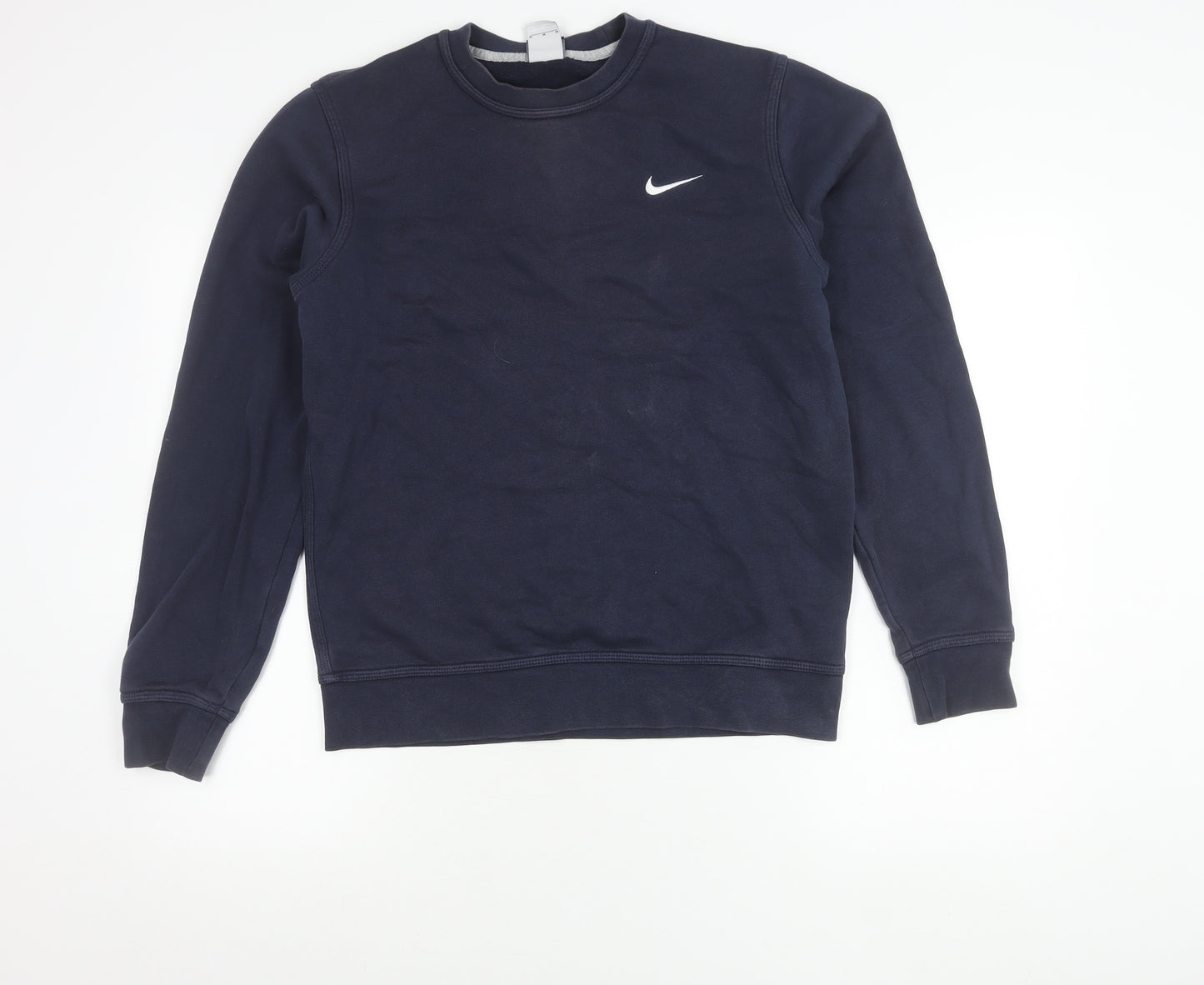 Nike Men's Blue M Pullover Crew Neck Sweatshirt Logo Sportswear