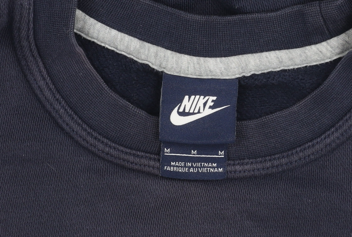 Nike Men's Blue M Pullover Crew Neck Sweatshirt Logo Sportswear