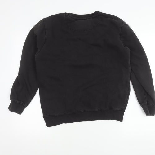 Bare Denim Men's Black L Sweatshirt Pullover Crew Neck Cotton