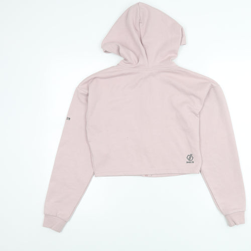 Dare 2B Womens Pink Full Zip Hoodie UK 6 Regular Fit Activewear
