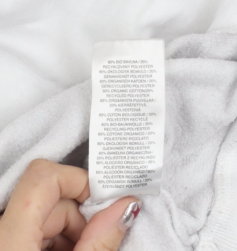 Kangol Men’s White XL Pullover Sweatshirt Logo Graphic Cotton Blend