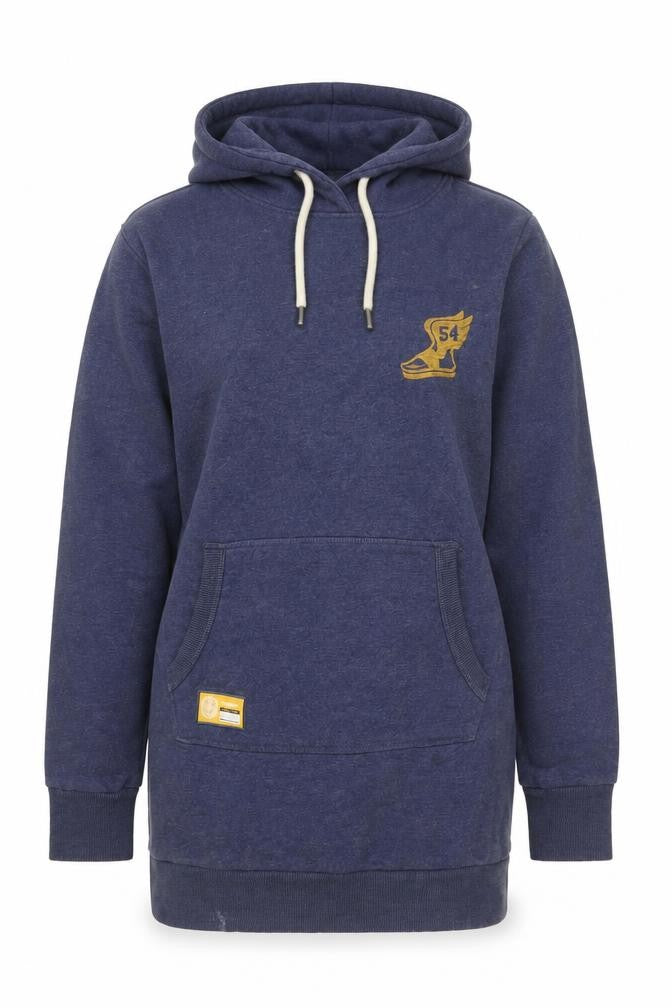 Superdry Women’s Blue Pullover Hoodie Size 12 Logo Sportswear