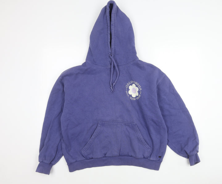 Pull&Bear Teens Blue Pullover Hoodie Size 12 Graphic Print