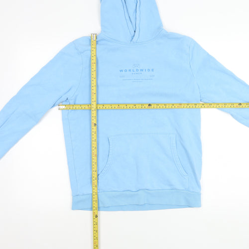 Marks and Spencer Boys Blue Pullover Hoodie 13-14 Years Gamer Logo