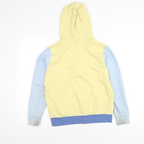 Saltrock Girls Yellow Blue Hooded Full Zip Jacket 13 Years