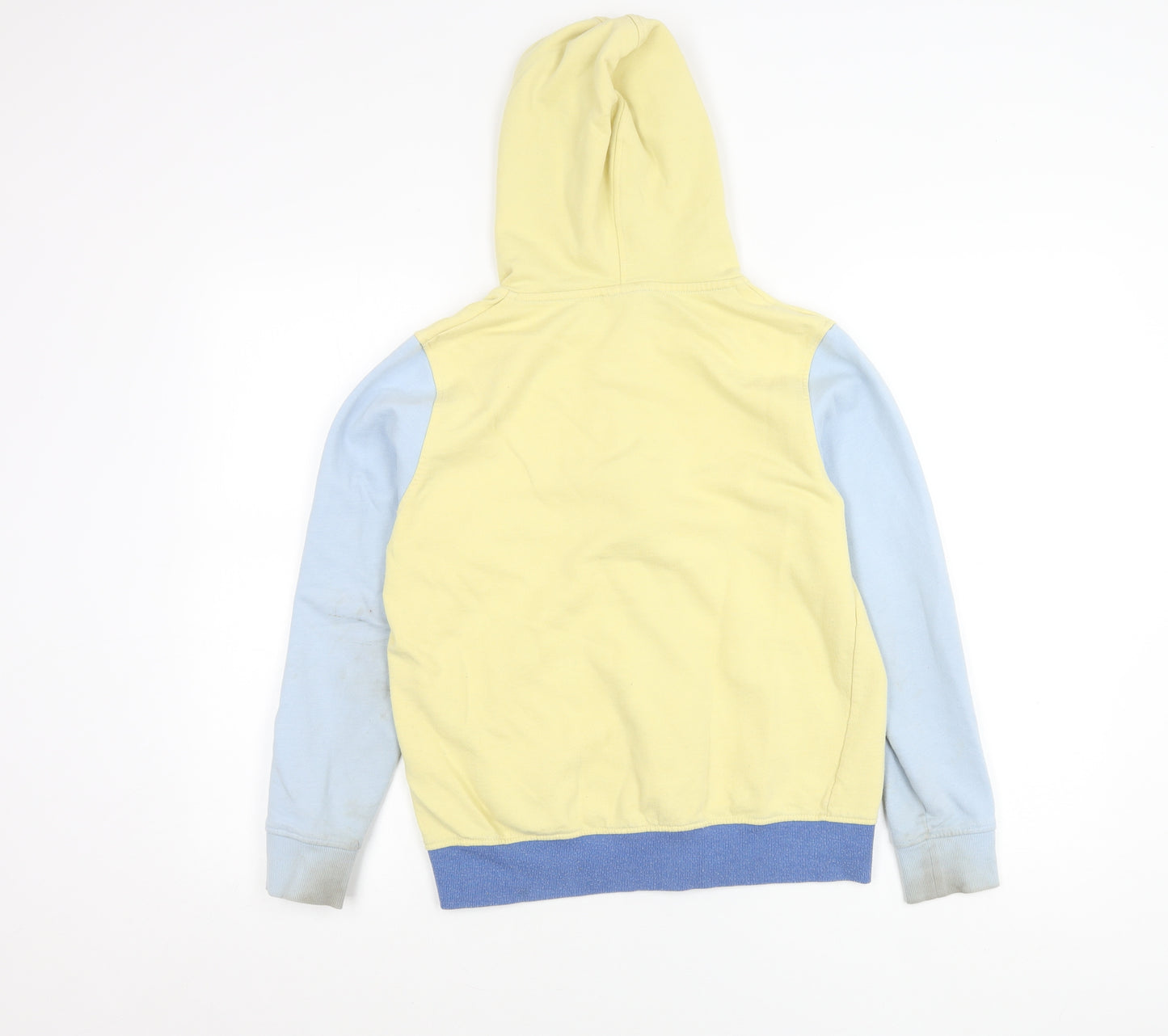 Saltrock Girls Yellow Blue Hooded Full Zip Jacket 13 Years