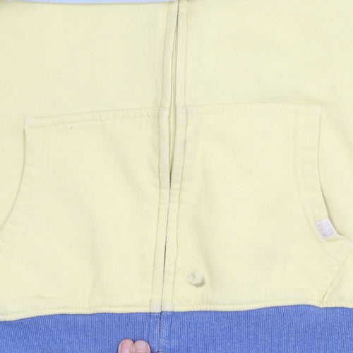 Saltrock Girls Yellow Blue Hooded Full Zip Jacket 13 Years