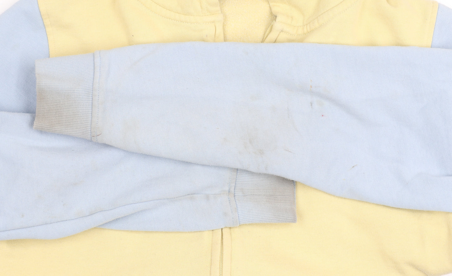 Saltrock Girls Yellow Blue Hooded Full Zip Jacket 13 Years