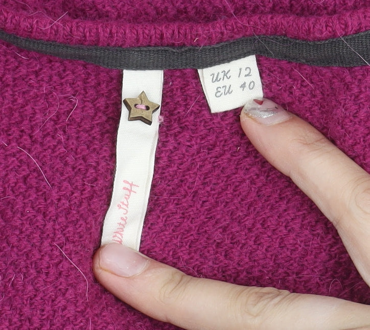 Sugarhill Boutique Women’s Purple Cardigan UK 12 Knit Long Sleeve