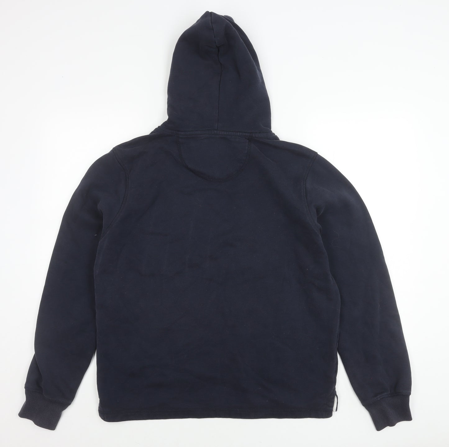 SoulCal & Co Womens Navy Hoodie Pullover L Cotton Blend Casual