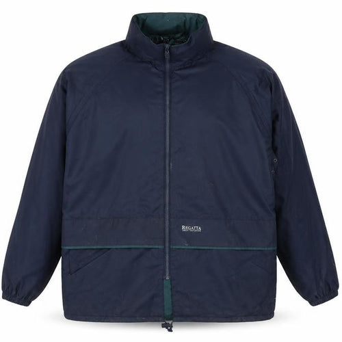 Regatta Men’s Blue 2XL Rain Jacket Coat Outdoor Waterproof Workwear