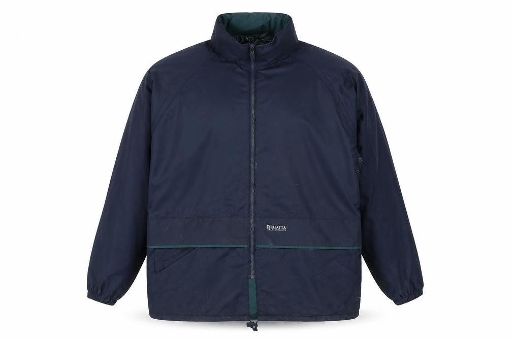 Regatta Men’s Blue 2XL Rain Jacket Coat Outdoor Waterproof Workwear