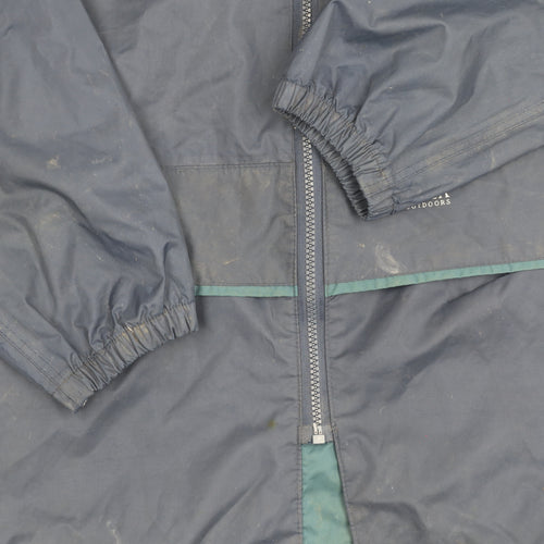 Regatta Men’s Blue 2XL Rain Jacket Coat Outdoor Waterproof Workwear