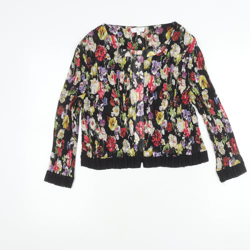 CC Women’s Multicoloured Floral Pleated Blouse Size S