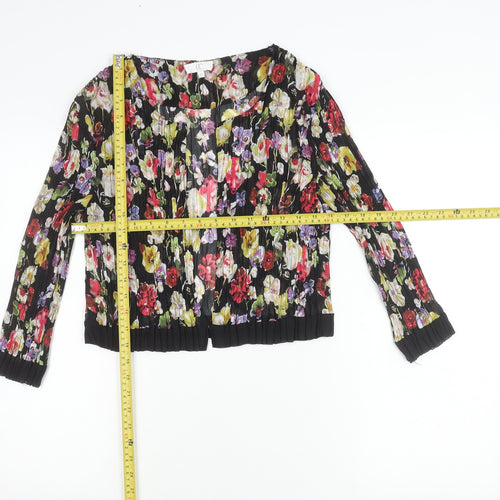 CC Women’s Multicoloured Floral Pleated Blouse Size S