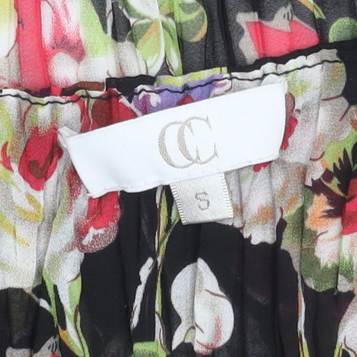 CC Women’s Multicoloured Floral Pleated Blouse Size S
