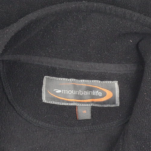 Mountainlife Unisex Adults Black Fleece Waistcoat Bodywarmer Size 14