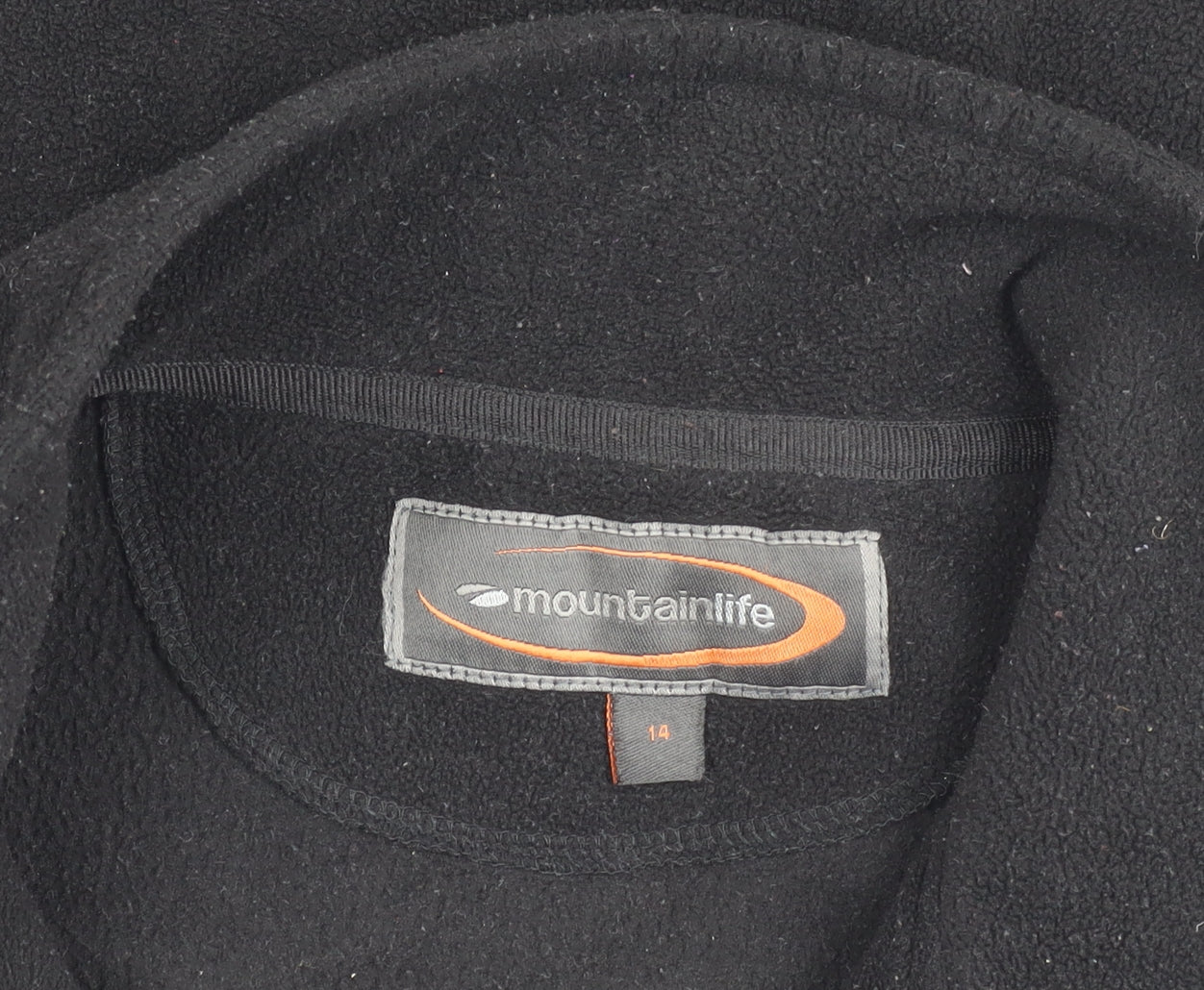Mountainlife Unisex Adults Black Fleece Waistcoat Bodywarmer Size 14