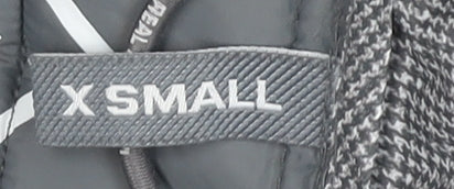 Superdry Womens Grey XS Puffer Jacket Hooded Winter Coat