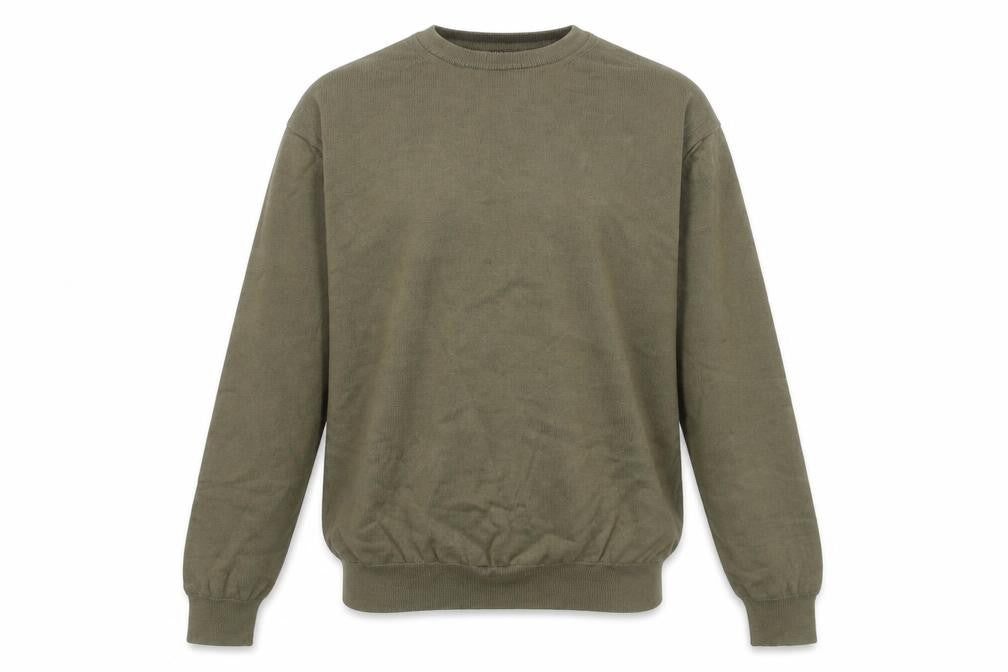 Front view of Maglia D’Autore Men’s Green Wool Blend jumper M