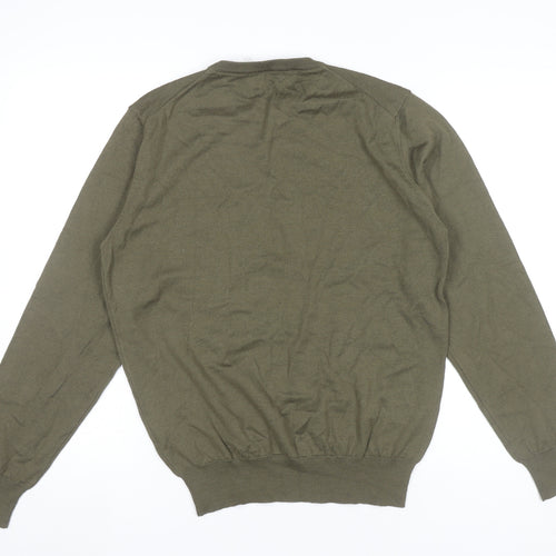 Maglia D’Autore Men’s Green Wool Blend Pullover Jumper M