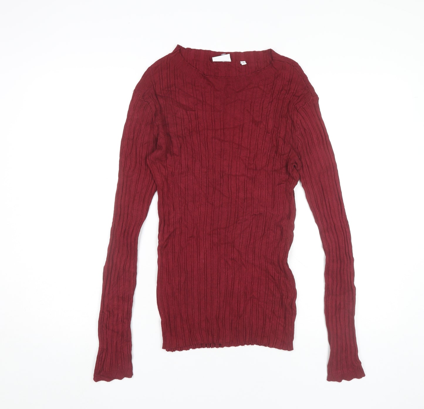 Next Women’s Red Slim Fit Knit Pullover Jumper Size M