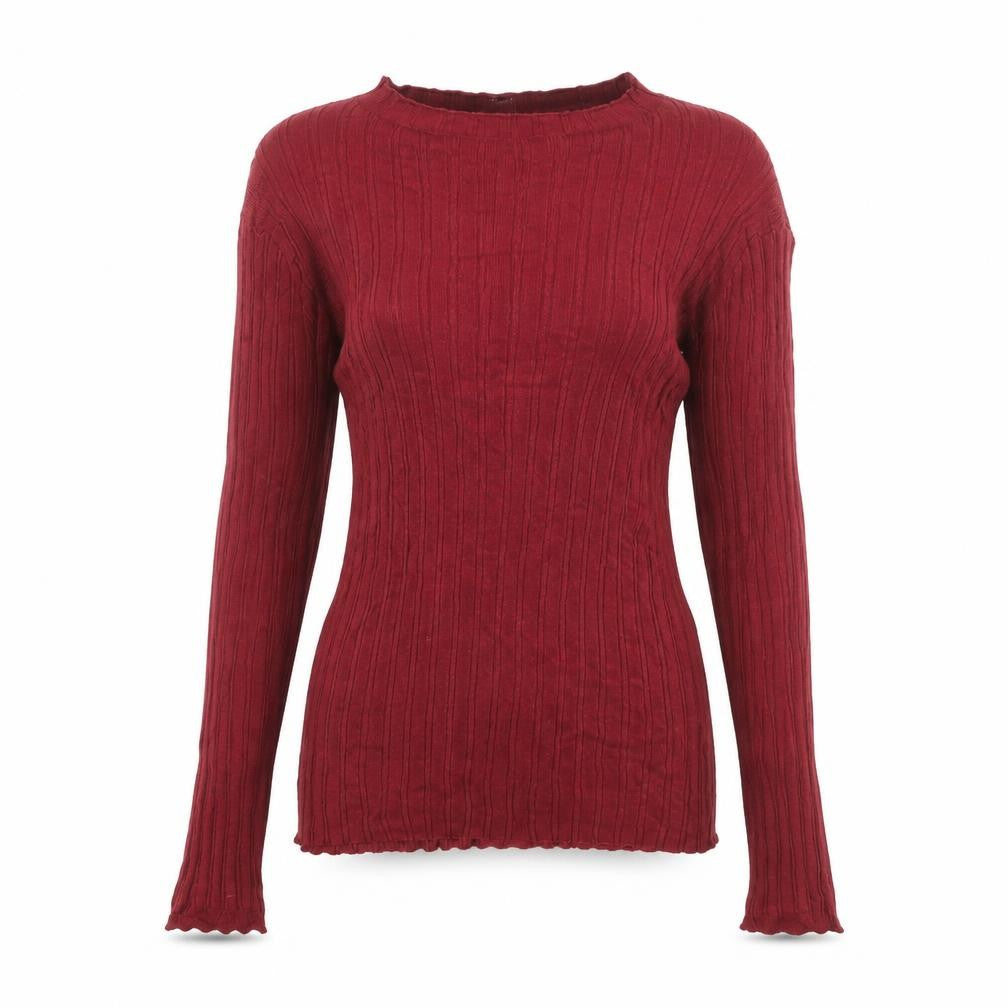 Front view of Next Women’s Red Slim Fit Knit jumper, size M
