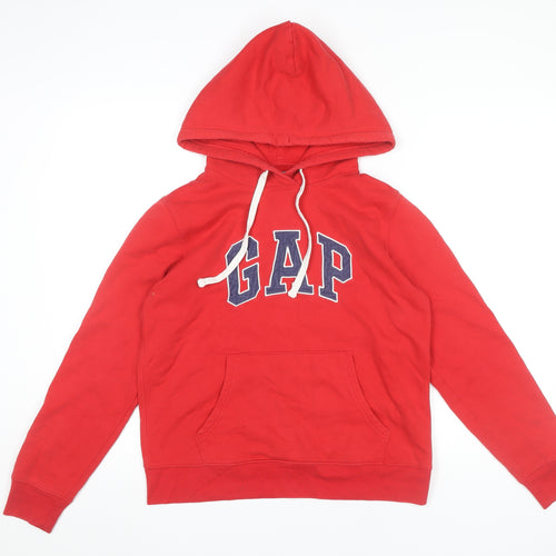 GAP Women’s Red Pullover Hoodie Small Regular Fit Logo