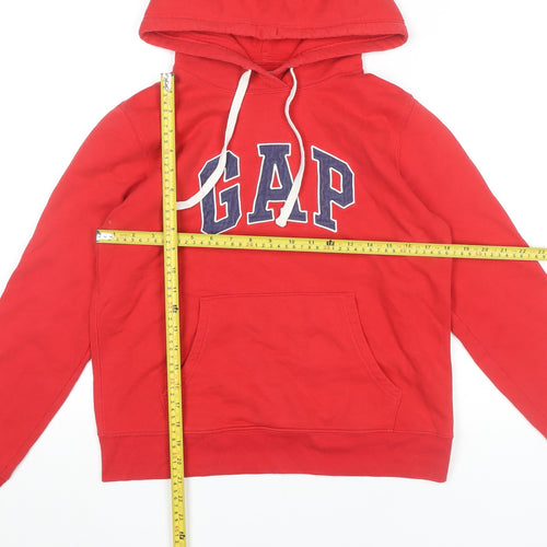 GAP Women’s Red Pullover Hoodie Small Regular Fit Logo