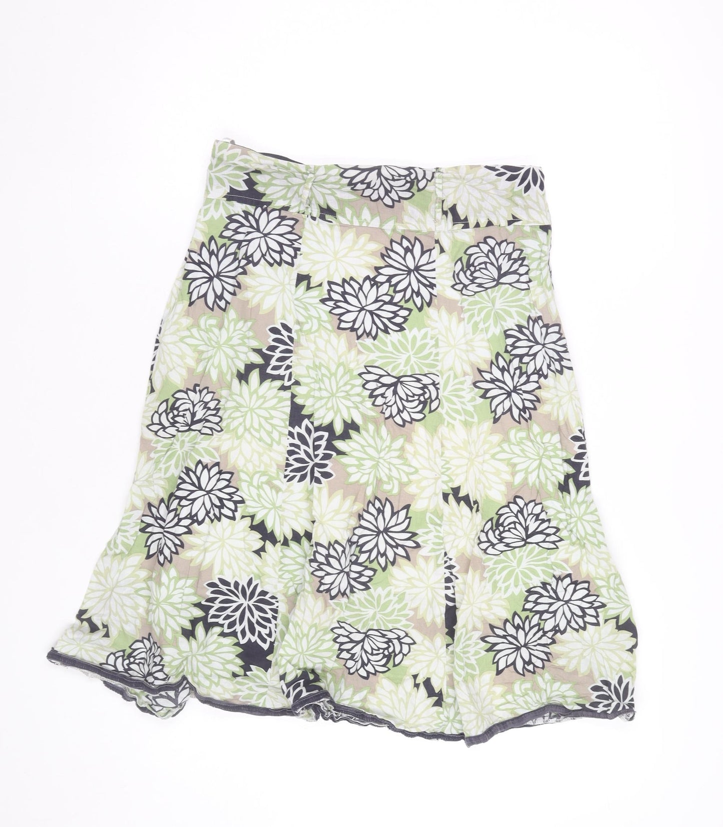 Epilogue Womens Multicoloured Floral Cotton A-Line Skirt Size 12