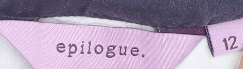 Epilogue Womens Multicoloured Floral Cotton A-Line Skirt Size 12