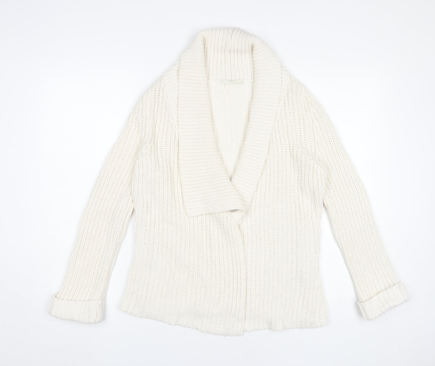 Marks and Spencer Women’s Ivory Chunky Knit Cardigan UK 8