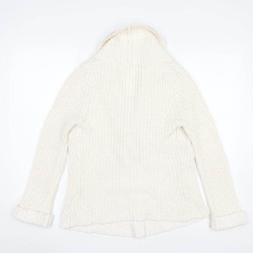 Marks and Spencer Women’s Ivory Chunky Knit Cardigan UK 8
