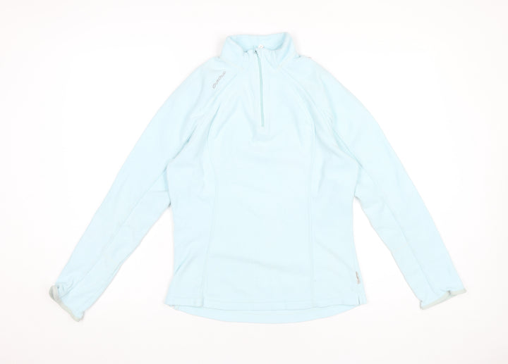 Decathlon Women’s Blue Fleece Sweatshirt Size M 1/4 Zip Pullover