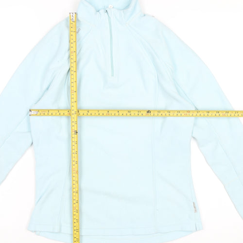 Decathlon Women’s Blue Fleece Sweatshirt Size M 1/4 Zip Pullover