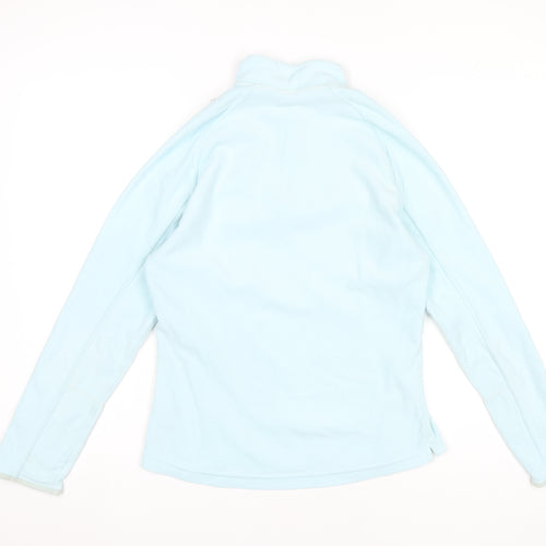 Decathlon Women’s Blue Fleece Sweatshirt Size M 1/4 Zip Pullover