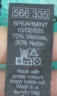 M&Co Womens Green Sequin V-Neck Cardigan Size 14