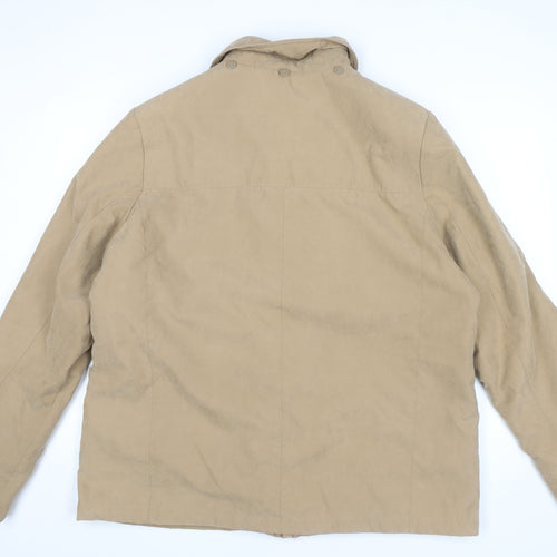 EWM Womens Beige Size 22 Overcoat Toggle Mid-Length Winter Jacket