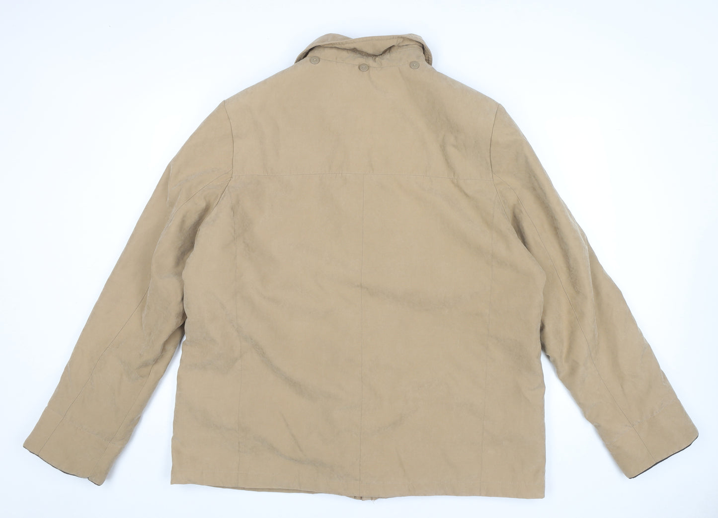 EWM Womens Beige Size 22 Overcoat Toggle Mid-Length Winter Jacket