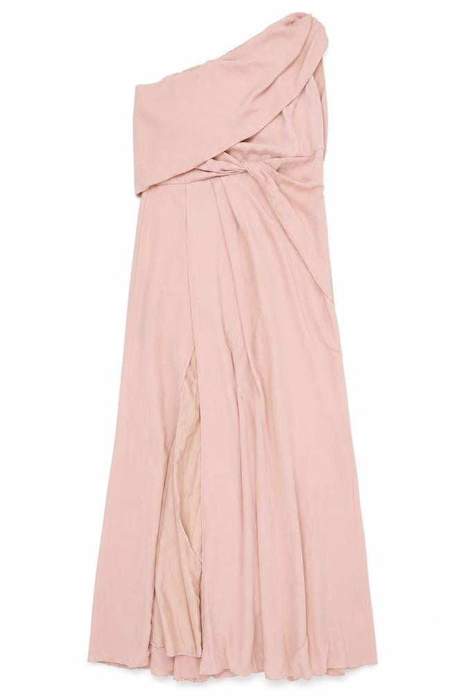 ASOS Women’s Pink One Shoulder Maxi Dress Size 14 Formal