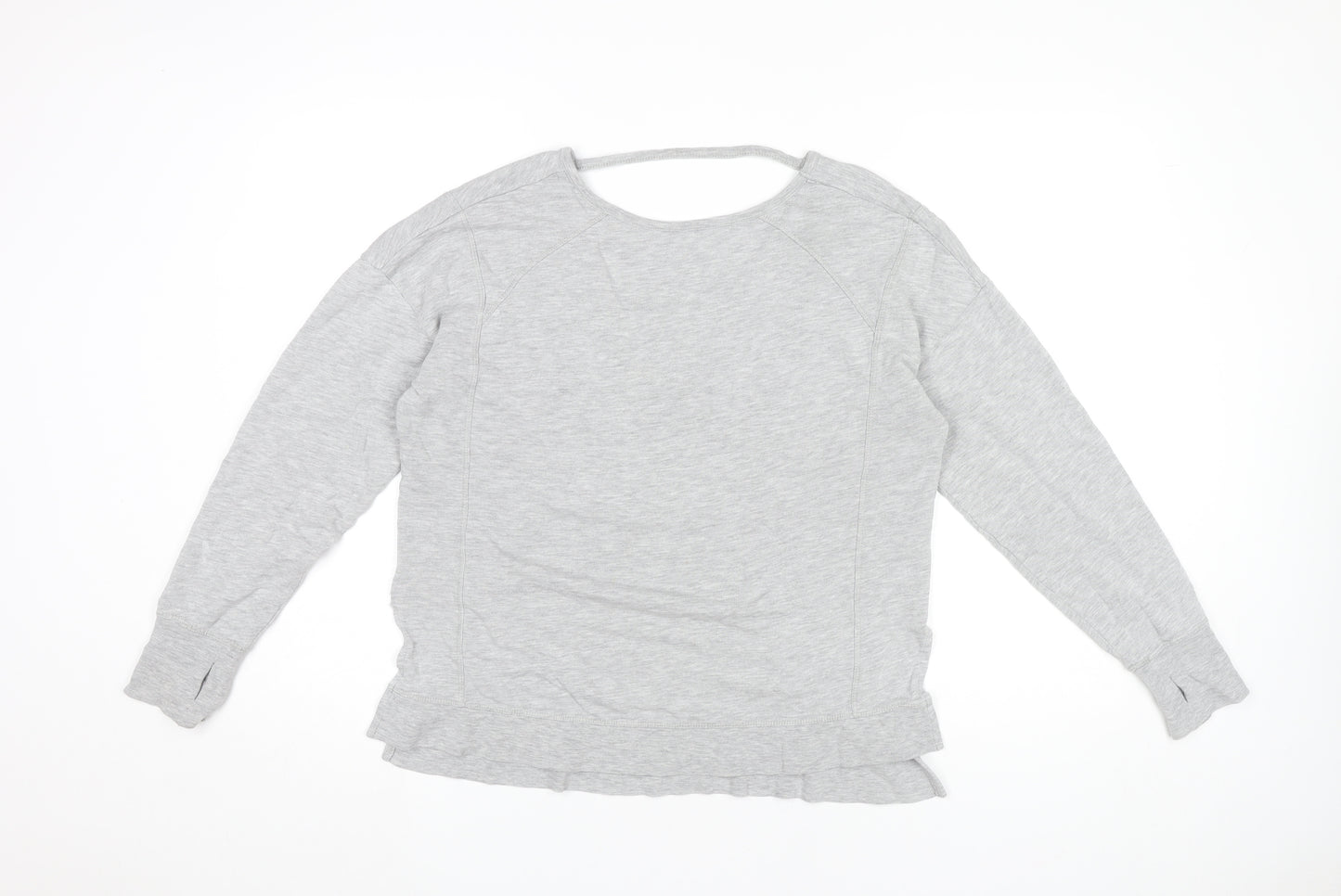Sweaty Betty Women’s Grey XS Pullover Sweatshirt Cotton Modal Blend
