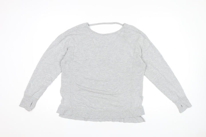 Sweaty Betty Women’s Grey XS Pullover Sweatshirt Cotton Modal Blend