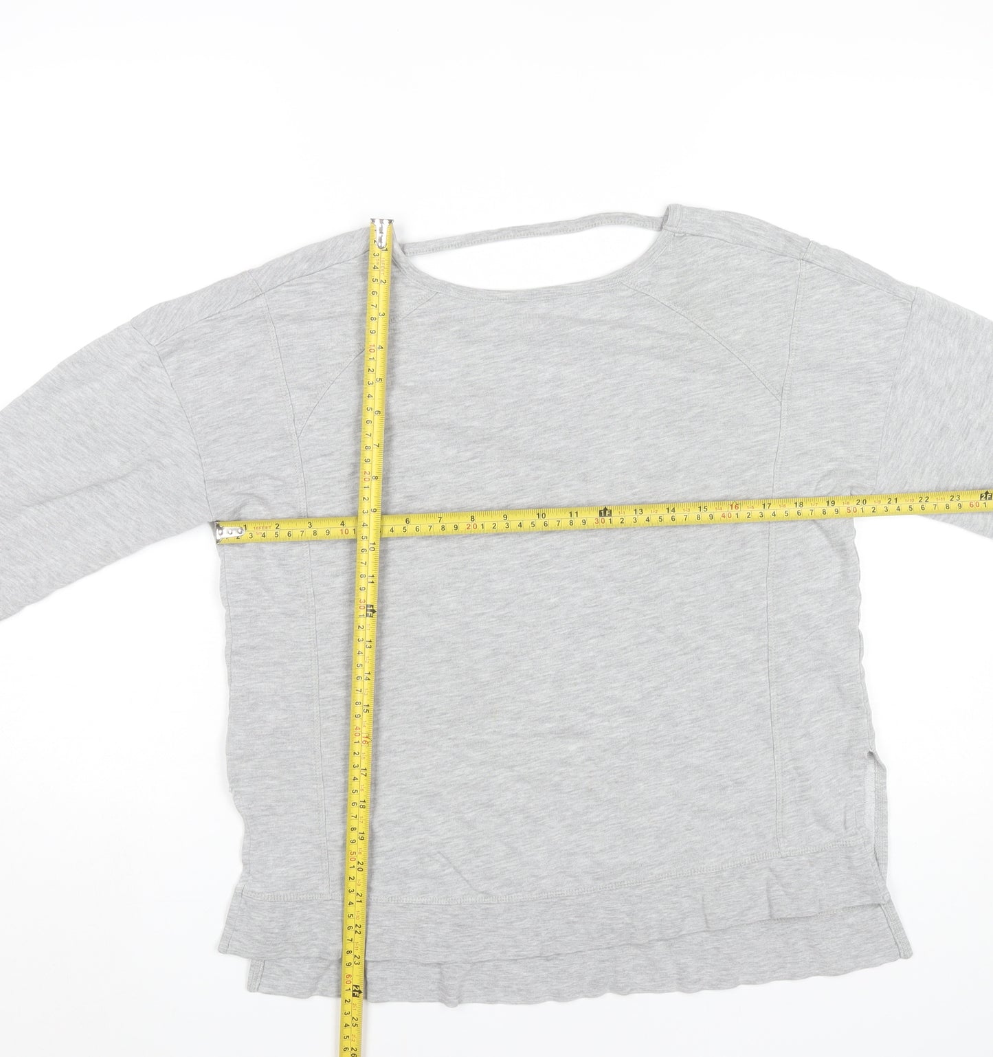 Sweaty Betty Women’s Grey XS Pullover Sweatshirt Cotton Modal Blend