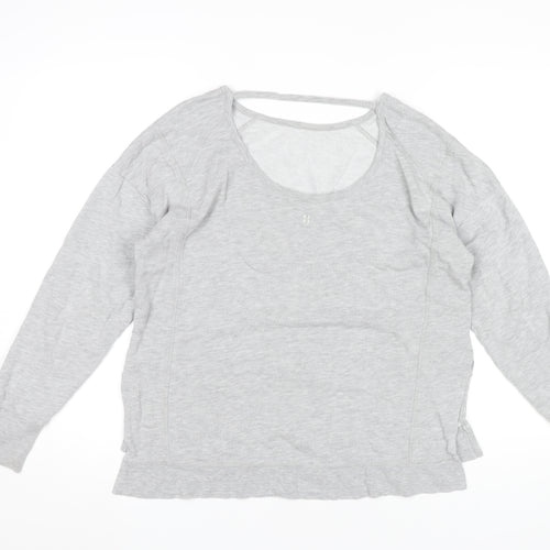 Sweaty Betty Women’s Grey XS Pullover Sweatshirt Cotton Modal Blend
