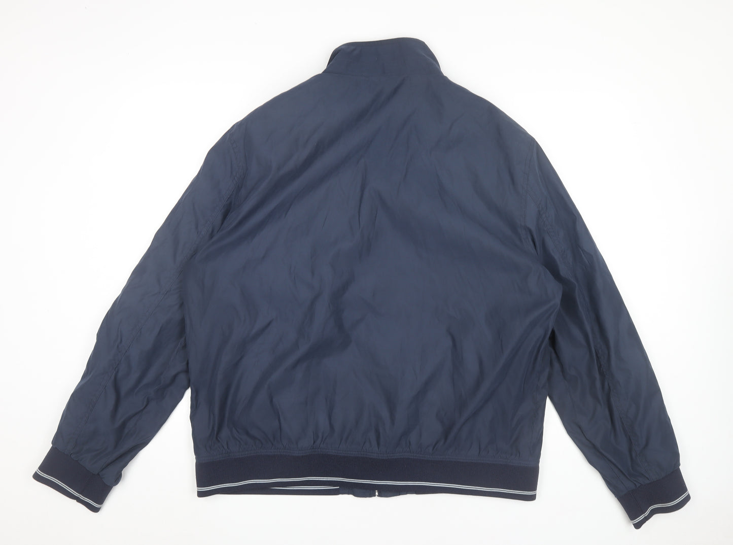 Marks and Spencer Men's Blue XL Basic Jacket Full Zip Casual