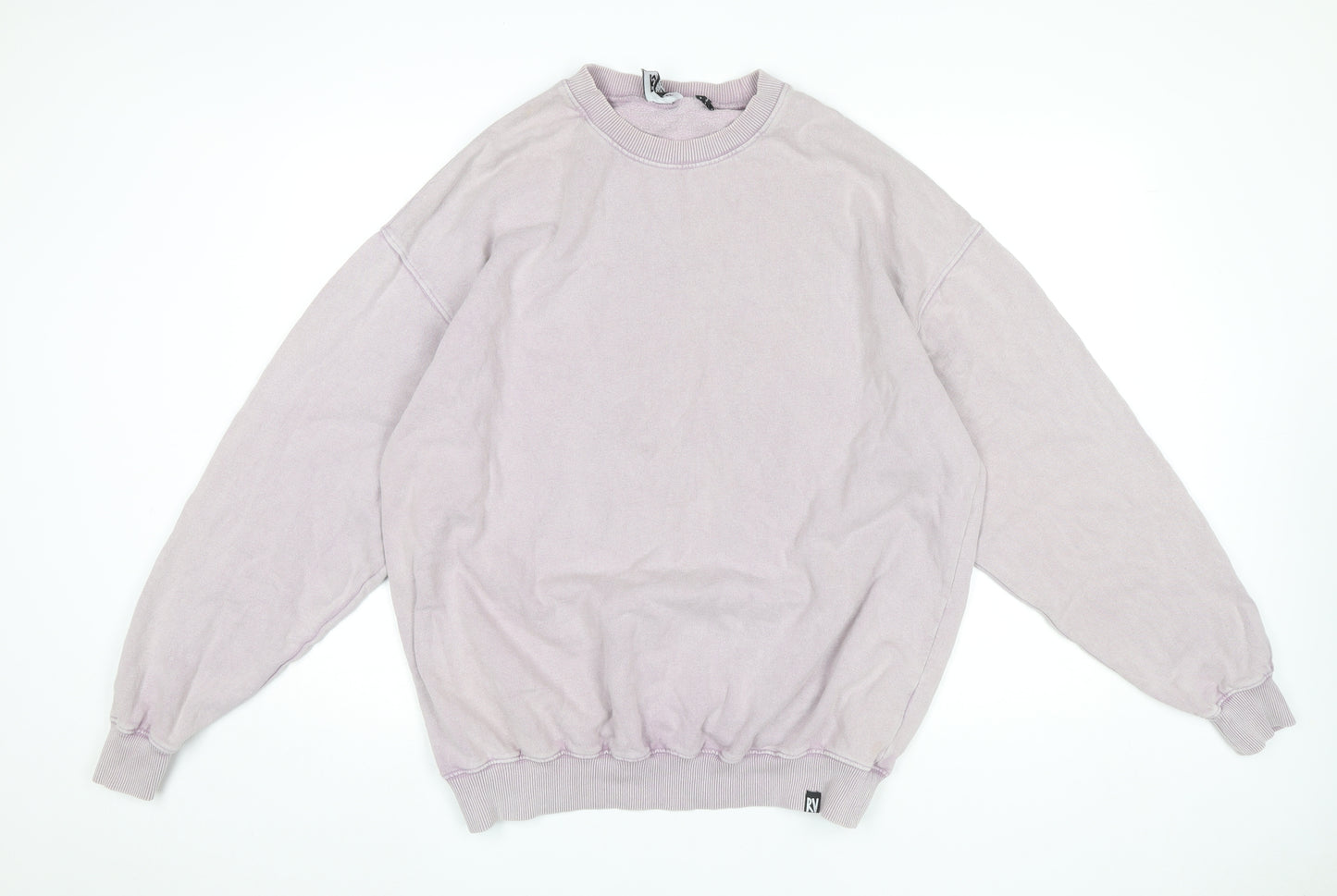 Reclaimed Vintage Men's Purple Medium Pullover Sweatshirt Crew Neck